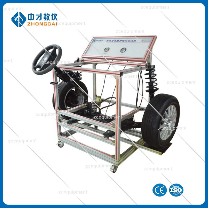 Systém posilňovača riadenia a výcvikové zariadenie pre odpruženie