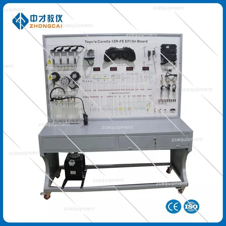 Elektricky ovládané školiace zariadenie s benzínovým motorom