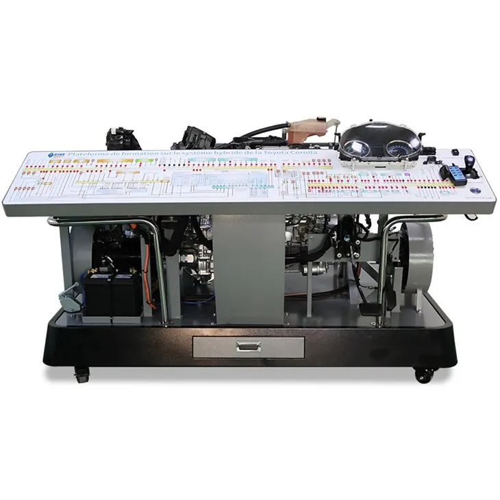 Školiace zariadenie s hybridným elektrickým panelom